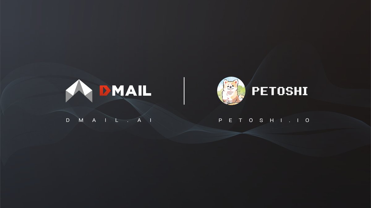 Here at @Dmailofficial we're ecstatic to see @Petoshi_Blast join our #subhub 😍 📩Subscribe to the Petoshi Subhub for updates sent directly to your wallet or DID when connected to the Dmail dapp: mail.dmail.ai/hubs/subcenter…