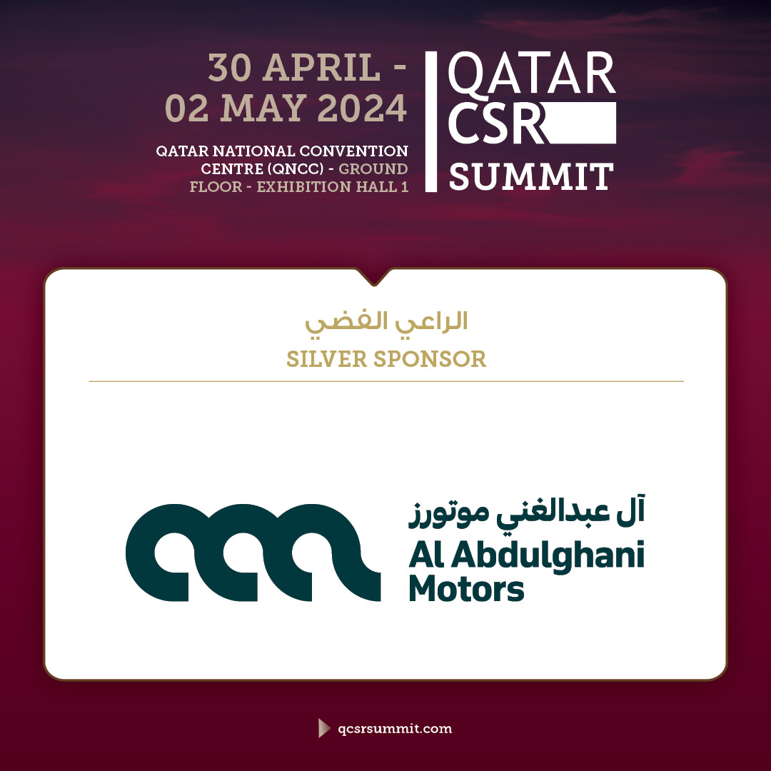 The QCSR Summit is pleased to announce @aamotorsqa as a Silver Sponsor. Corporate citizenship programs are the company's approach to social responsibility and are considered a fundamental pillar of the Al Abdulghani Motors philosophy, which is inspired by the Qatar National