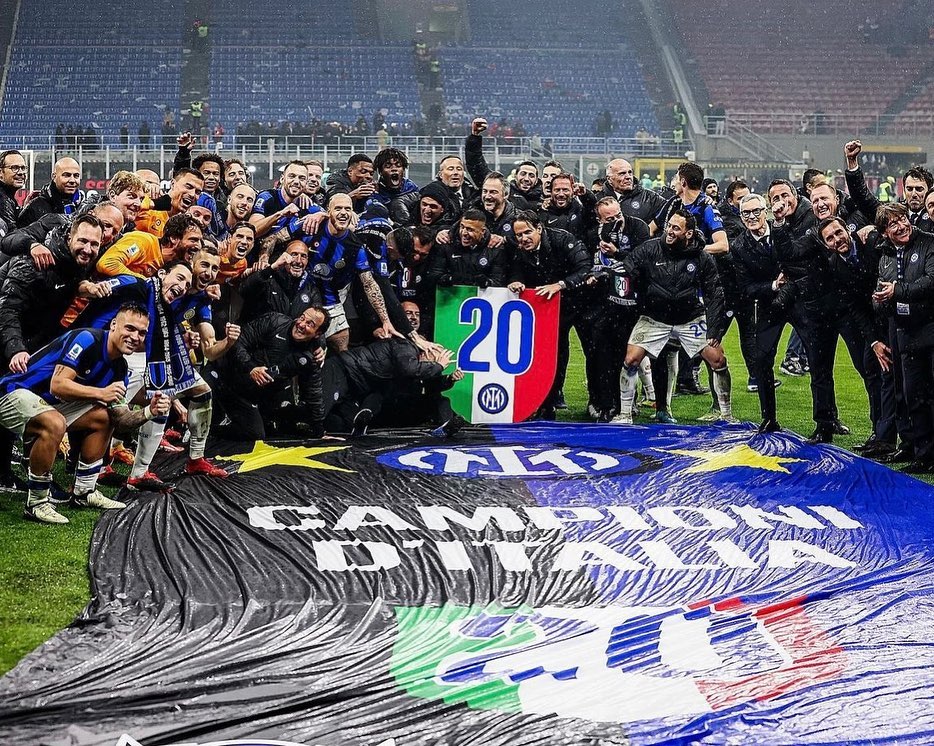 CAMPIONI D'ITALIA ⭐⭐

@inter becomes #SerieA champions with derby win over Milan.

Congratulations, mates!
#gpexePeople