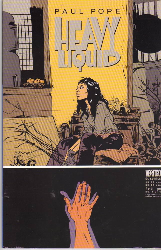 Ayer releí el que es probablemente mi cómic favorito de @PULPH0PE. Volver a Heavy Liquid, siempre bien.