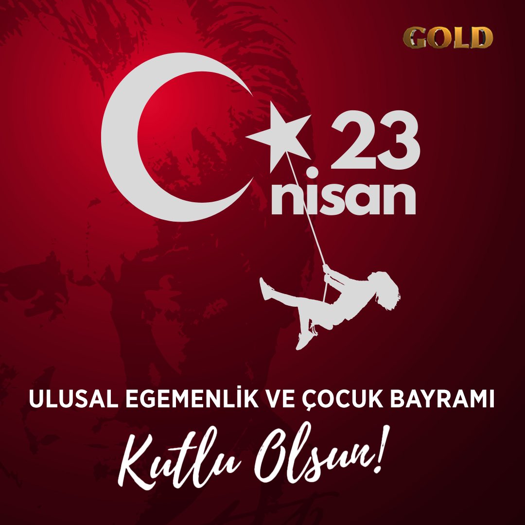 Gazi Mustafa Kemal Atatürk'ün çocuklarımıza armağan ettiği #23Nisan Ulusal Egemenlik ve Çocuk Bayramı kutlu olsun! 🇹🇷♥️