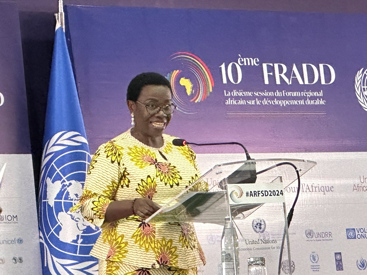 This year during the Heads of states Summit, the AUC launched the second cluster of the implementation of the #Agenda2063 to accelerate action~ H.E Dr. Monique Nsanzabaganwa DCP, @_AfricanUnion #ARFSD10