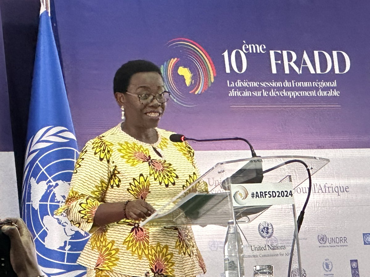 The collaboration of @ECA_OFFICIAL and @_AfricanUnion is key in many of our multilateral initiatives, projects and engagement to realize financing flows into Africa to accelerate the growth and development of #Africa #ARFSD10 ~ Dr. Monique