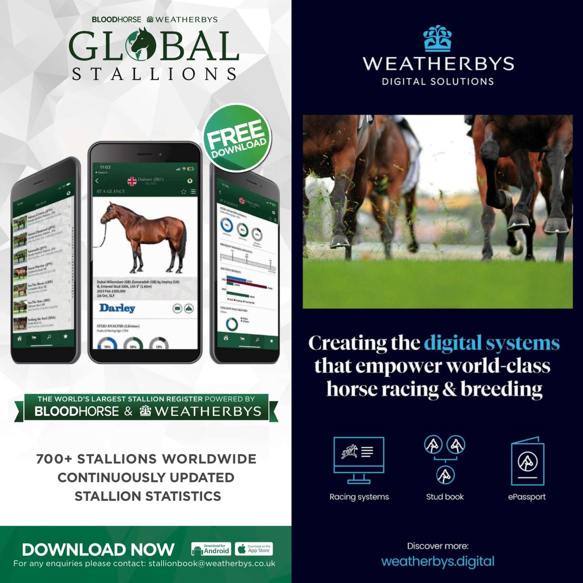 We’re really looking forward to sponsoring two races @EpsomRacecourse’s Spring Meeting today. The Weatherbys Global Stallions App Great Metropolitan Handicap - a race with such history - and the Weatherbys Digital Solutions Novice Stakes. The very best of luck to all.