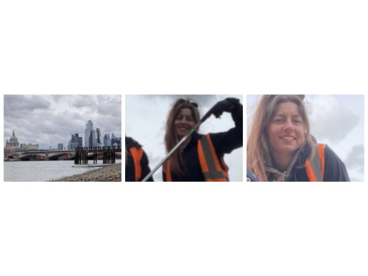 My daughter helped clean the Thames on her day off #proudmum #cleanthames