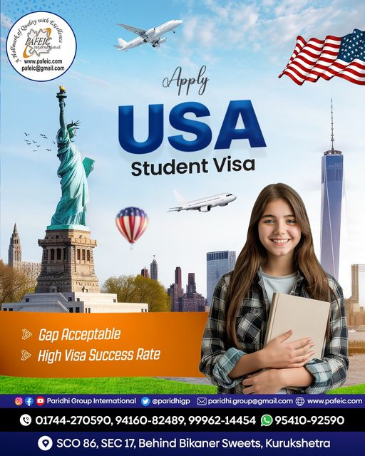 paridhigp's tweet photo. Embarking on a new academic journey in the land of opportunities! 📷📷
To Know More Contact Our Experts
Contact Our Experts +91-94160-82489, +91-95410-92590
📷SCO 86, SEC 17, Behind Bikaner Sweets, Kurukshetra
#StudyInTheUSA #studyinusa #usa #usavisa #usapr #usaimmigration https://t.co/bZympe7Mq3