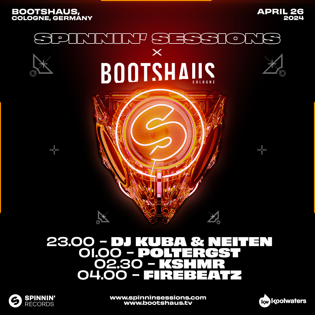 Spinnin' Sessions x @bootshaus_club APRIL 26, 2024 timetable 📅 Who are you most excited to see live? 🎟 Limited tickets still available: bootshaus-club.ticket.io/cuxyx4jj/