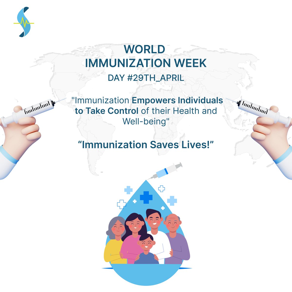 Scanbo Spreading Immunization Awareness to Save Lives. #29th_April

#WorldImmunizationWeek #VaccinesWork #PublicHealth #Scanbo #MedTech #HealthInnovation #Biotech #Blockchain #Quantum_computing