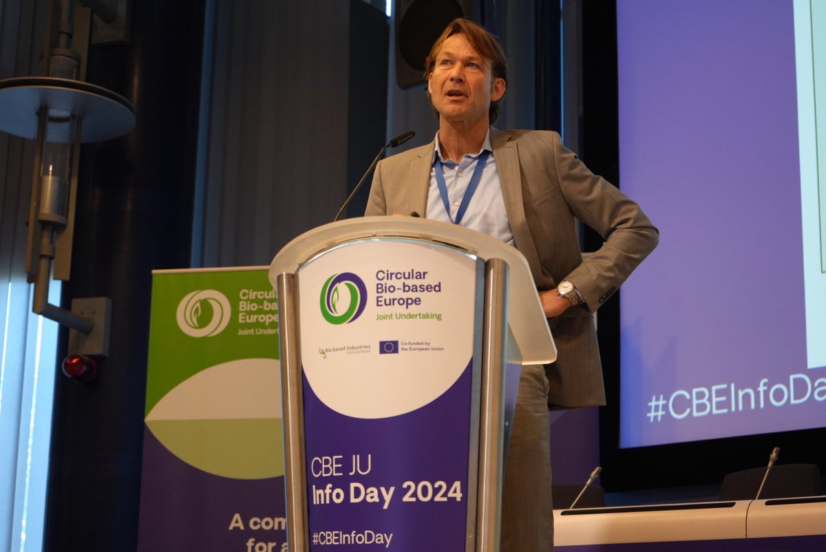 💬 Rob Beekers (@biconsortium): 'The CBE JU call for proposals is about scaling up. It is about accelerating #biobased capacity in Europe.'   #CBEInfoDay