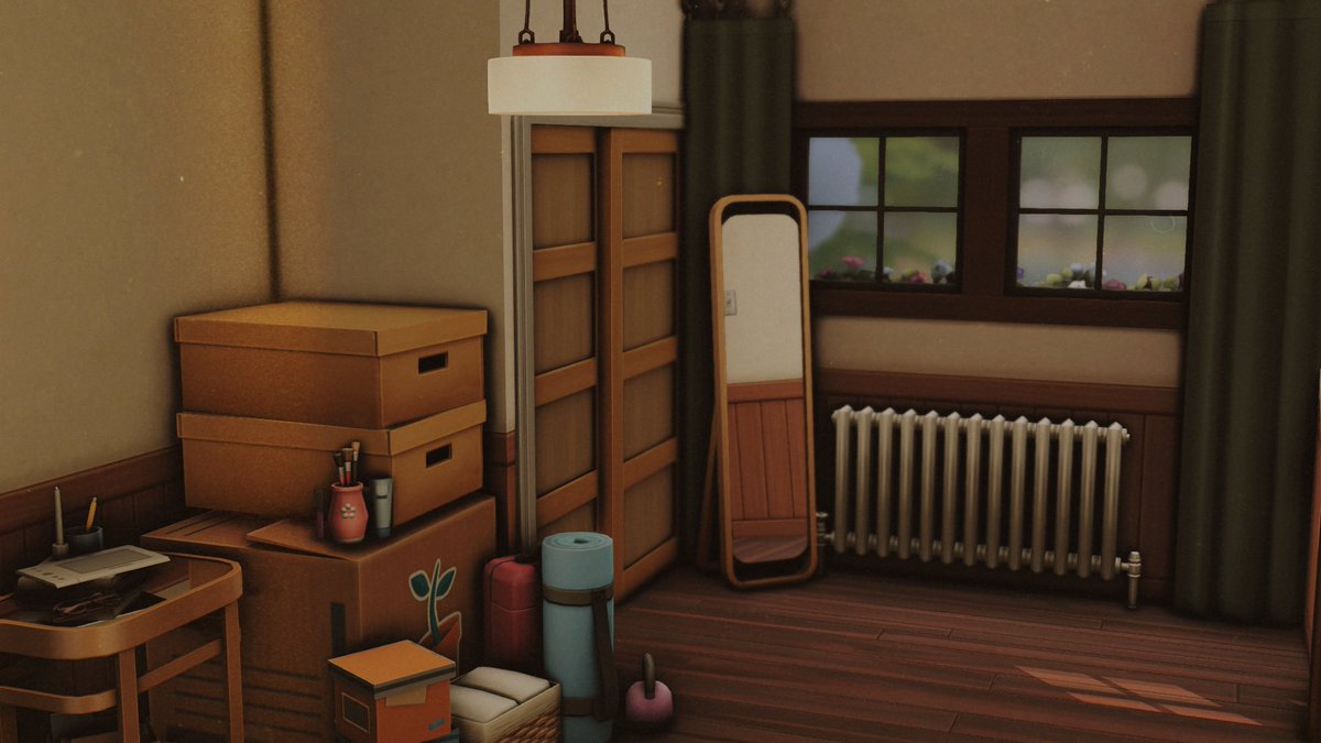 'Just Moved in' Family Home - interior pictures🌼📷 
#ShowUsYourBuilds #TheSims4 #TheSims