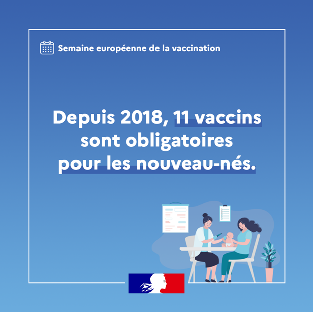 #VaccinerProtéger | 💉 Vacciner son enfant, c’est le protéger et protéger les autres. Depuis 2018, 11 vaccins sont obligatoires pour les nouveau-nés. 👉 Lesquels ? En savoir plus sur : sante.gouv.fr/prevention-en-… #SEV2024