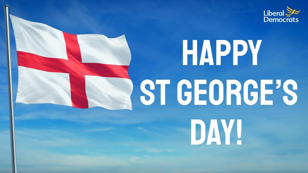 Happy St George’s Day! Do look up the amazing international cultural and historical links St George’s Day has particularly in the Middle East. 👇🏽 en.wikipedia.org/wiki/Saint_Geo…