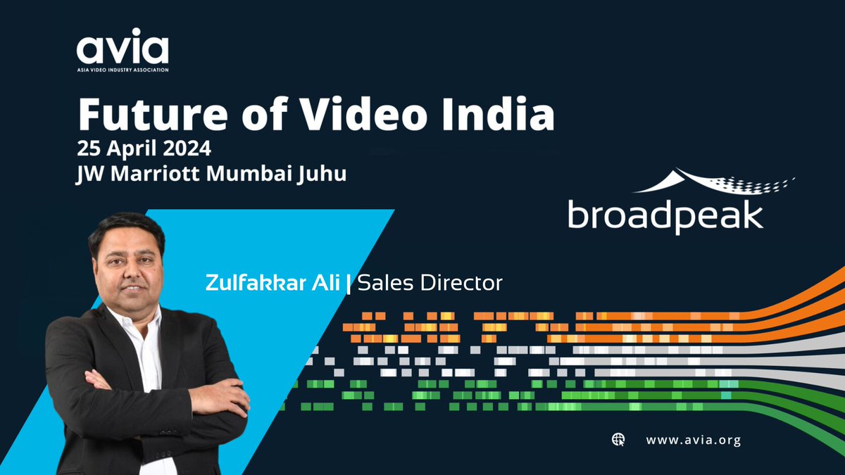🌟 Join us at the #FutureOfVideoIndia this Thursday! Explore the latest #trends in #videostreaming. Don't miss this chance to connect & discover cutting-edge solutions for video delivery. See you there!
Register here >>> lnkd.in/d9C7sfaM
@AsiaVideoIA #QoE #CostReduction
