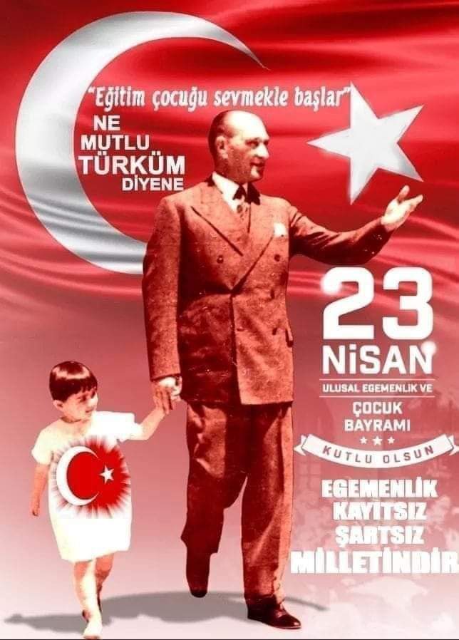 Hrndolphin's tweet photo. 23 Nisan kutlu olsun yaşasın laik egemenlimiz https://t.co/pyxITiimju