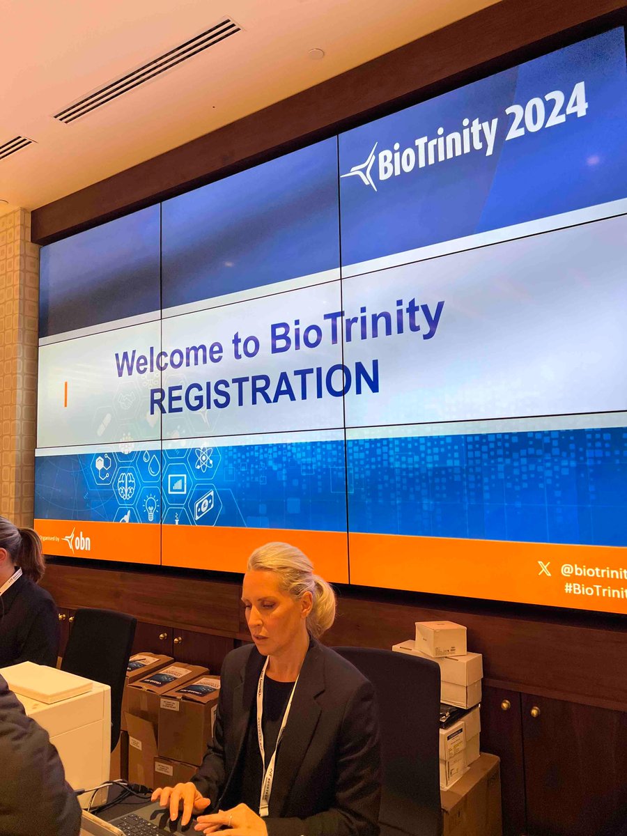 OBN_UK's tweet image. The doors for #BioTrinity 2024 are officially open!  

Over the next two days there will be a series of presentations from industry experts as well as in-person networking and 1-1 partnering opportunities. Please share your highlights with us using #BioTrinity