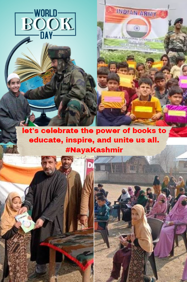 let's celebrate the power of books to educate, inspire, and unite us all. 

#WorldBookDay 
#JammuKashmir 
#BadaltaKashmir   
#HanumanJayanti 
#Pithapuram 
#GeneralElectionNow 
#SanjuSamson 
#MadhuriDixit