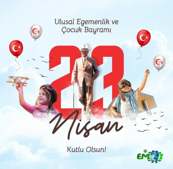 cuemott's tweet photo. 23 Nisan Ulusal Egemenlik ve Çocuk Bayramı Kutlu Olsun! #23NisanUlusalEgemenlik #23nisanulusalegemenlikveçocukbayramıkutluolsun https://t.co/khS5gCs8he