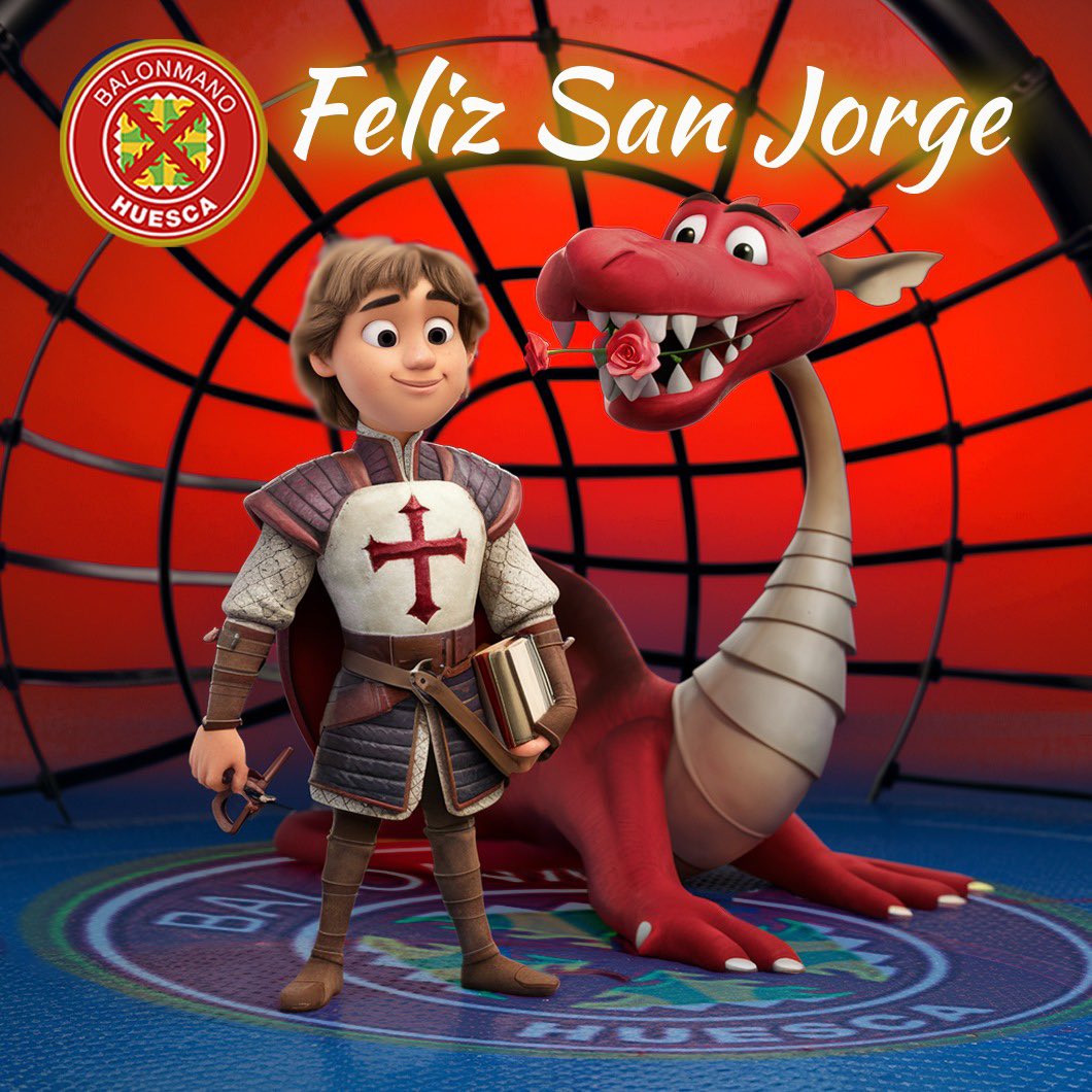 ‼️🅵🅴🅻🅸🆉 🆂🅰️🅽 🅹🅾️🆁🅶🅴‼️

🗡️ 🐉 📚 🌹

#SanJorge #DíaDeAragón #BadaHuesca #HuescaLaMagia #LigaPlenitude #ASOBAL #Balonmamo #Handball