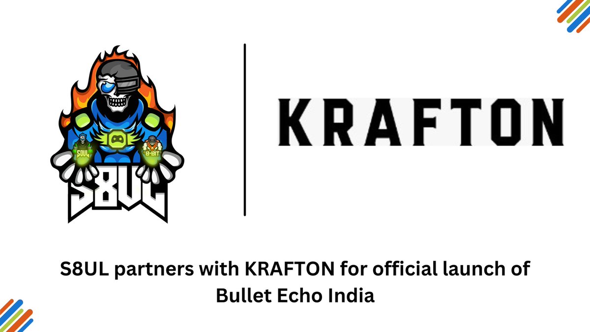 🚨S8UL partners with KRAFTON for official launch of Bullet Echo India!

As official talent partners, S8UL creators to craft captivating content for their audiences following the official launch of Bullet Echo in India...