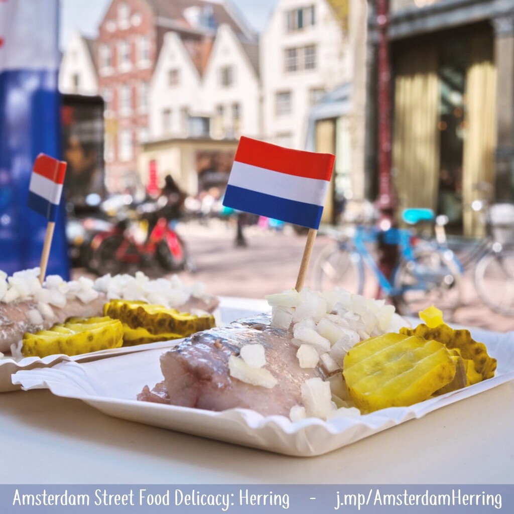 Without a doubt, the Dutch street food most frowned upon by tourists, expats, and immigrants, is herring. Squeamish tourists often assume the fish is eaten raw, but that is not the case.

Herring is the Netherland’s national snack: If you’ve never tasted… instagr.am/p/C6GJyFVot8j/