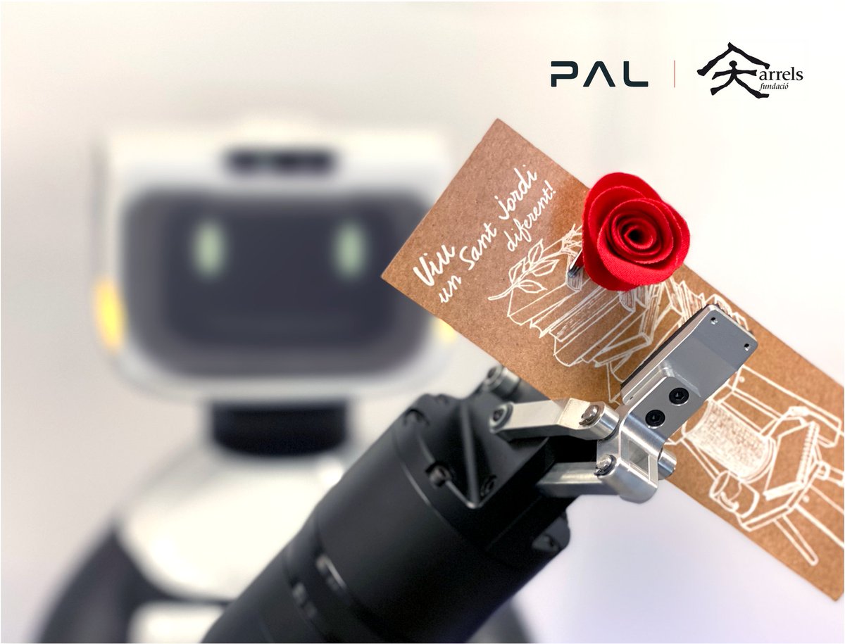 PALRobotics's tweet photo. #SantJordi és una festa de donar i rebre, i enguany hem decidit donar a la @ArrelsFundacio, una entitat que es dedica a ajudar els més desfavorits de Barcelona. Esperem fer que el Sant Jordi d’algú sigui molt més especial. 🌹🐉📚
#SantJordi2024 https://t.co/IthMW4qRlv