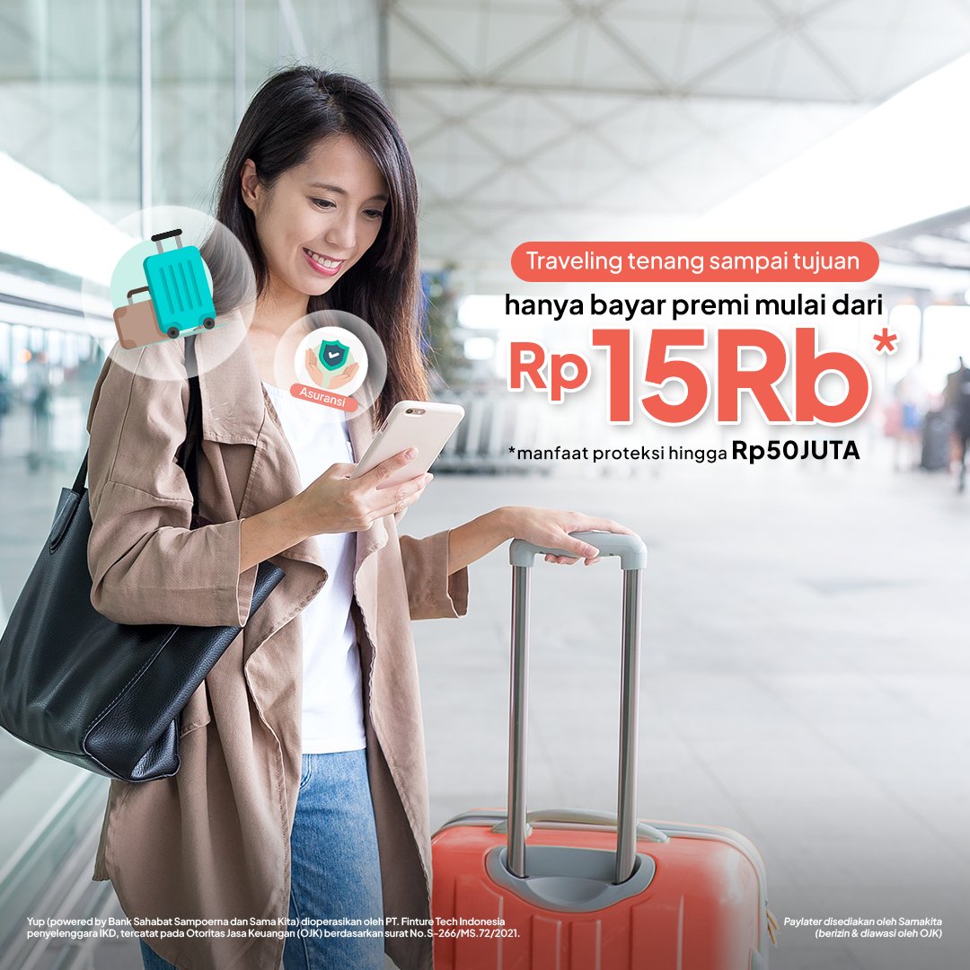thinkyup_id's tweet image. Tim liburan setelah lebarann! Jangan lupa beli asuransi travel sekarang di aplikasi Yup pasti murahhh.. Traveling kemana aja gasss✈️ ✈️ 

#Yup #AggregatorForBetterPaylater #Asuransi #Travel