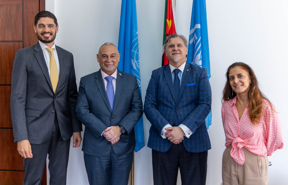 🌍 The FAO Representative, Mr. @jlfernandezfil, met the Ambassador of Argentina, Mr. Juan Jorge Martín Núñez. They discussed potential South-South Cooperation in areas of common interest such as #Biotechnology.