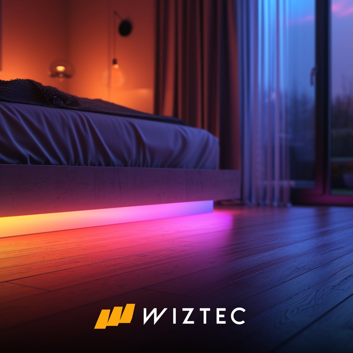 Smart Lighting from Wiztec isn't just about convenience; it's about setting the perfect mood for every moment. 💡🌈 #MoodLighting #SmartHome'#homesecurity #homeautomation #cableinstallation #hometheaterinstallation #HomeSoundSystem #smarthome #smartbusiness #homeprojects