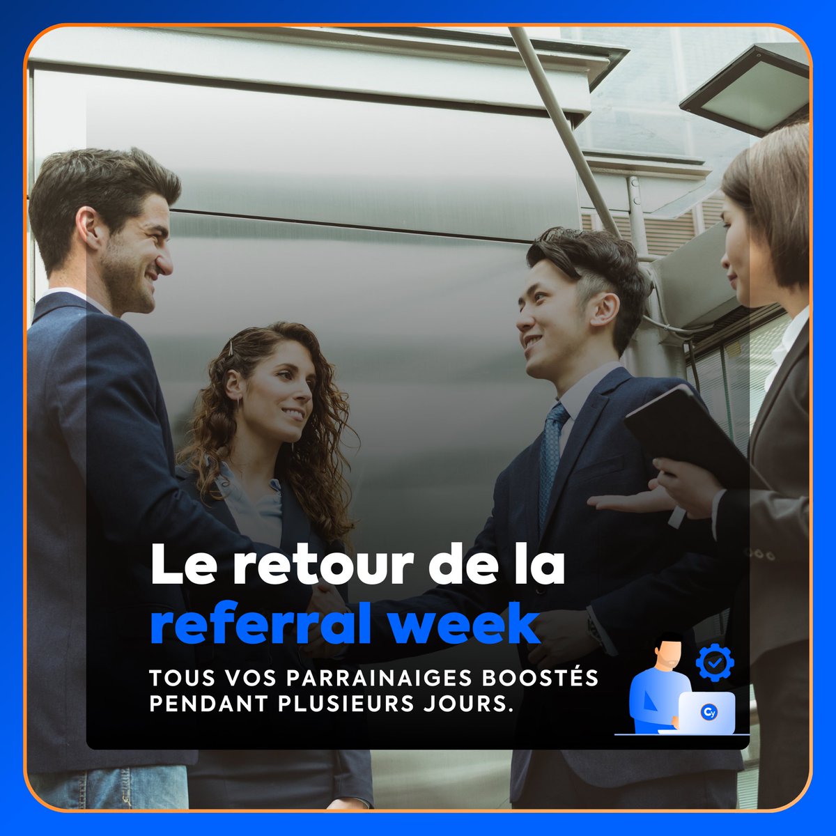 coinstancy's tweet photo. 🚀 C'est parti ! La Referral Week est officiellement de retour, profitez -en pour gagner de belles récompenses avec Coinstancy !

💰 Nous triplons les bonus de parrainage à 600 points par parrainage validé pour le parrain et le filleul (au lieu de 200 actuellement).

📅 Conditions de cette semaine de parrainage : 
• Début : mardi 23/04 à 9h (France) 
• Fin : lundi 29/04 à 19h (France) 
• Récompenses de parrainage triplées (600 Points/parrainage)

👉 Retrouvez votre lien de parrainage en suivant ce lien :
https://t.co/LrkJh2YmxK

A bientôt sur Coinstancy !