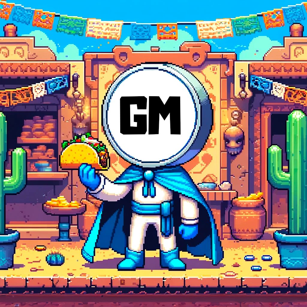 TheGmMachine's tweet image. $GM frens 🫶
Tacos + Tuesday = the ultimate combo 🔥

#heywallet send 420000 $GM to the first 333 retweets and comment @TheGmMachine