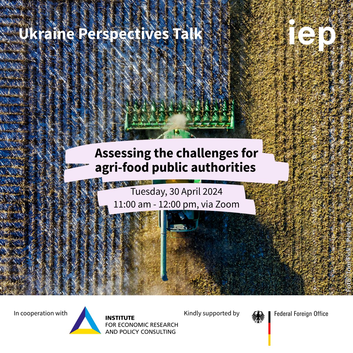 📣Join our 1st #UkrainePerspectives Talk, where Dr Oleg Nivievskyi (@oniviev1) @kse_ua will present his policy paper 'Assessing the challenges for agri-food public authorities' in 🇺🇦. 🗓️ 30 April 2024, 11 am-12 pm, via Zoom More info & registration: 👉tinyurl.com/43tmv7ez 🧵