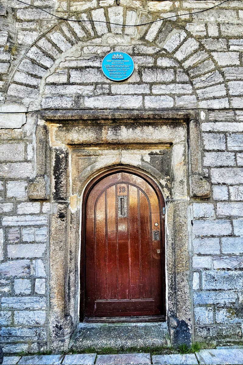 The 'old' Custom House, The Barbican, Plymouth #NoContextDoors @DoorsNo3828 #TheBarbican #Plymouth #blueplaque