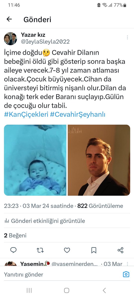 Bakalım Sezon Finali ilgili teorimlerimin hangisi tutacak🤔?Nadirle ilgili teorim tutmuştu.Bakalım bekleyip göreceğiz🤔🙏.
#KanÇiçekleri #DilBar #CevahirŞeyhanlı