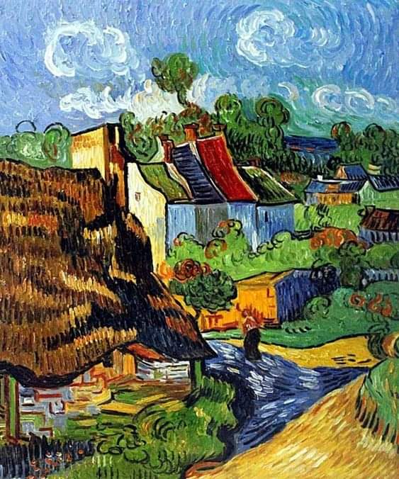Houses in Auvers Vincent van Gogh, 1890