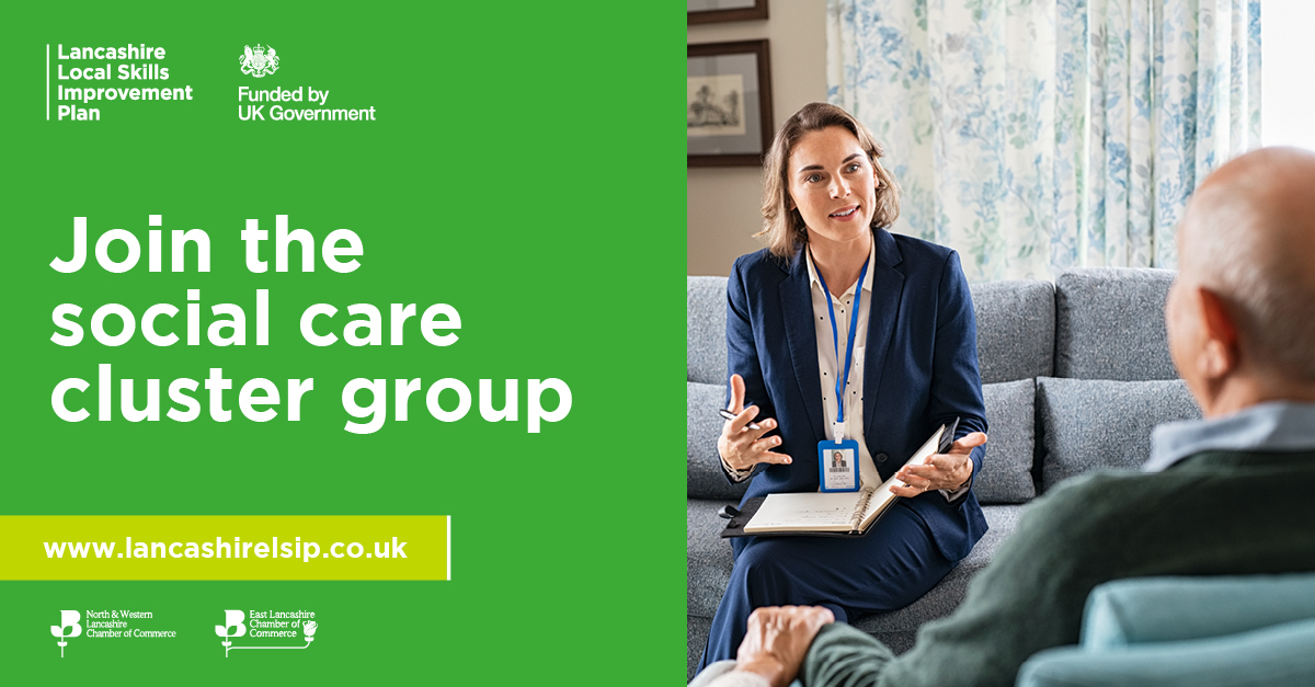 LancashireLsip's tweet image. Be part of the Lancashire LSIP social care cluster group and help shape the future of skills in your industry.