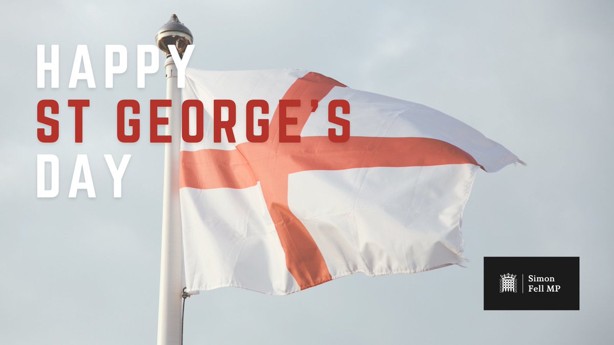 'This blessed plot, this earth, this realm, this England.' A very happy St George’s Day to you all!