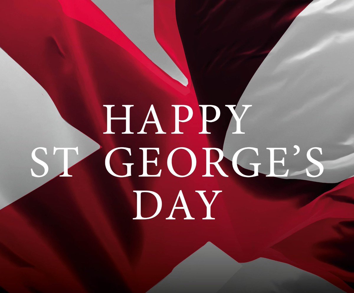 HAPPY ST GEORGE’S DAY 🏴󠁧󠁢󠁥󠁮󠁧󠁿🏴󠁧󠁢󠁥󠁮󠁧󠁿 “I will not cease from Mental Fight, Nor shall my sword sleep in my hand: Till we have built Jerusalem, In Englands green & pleasant Land.”