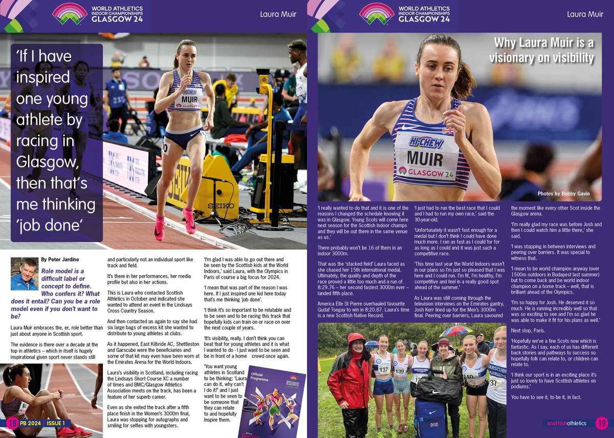 SEE IT TO BE IT #SALtogether No surprise here @James_Athletics 📷⬇️ In PB, we focused why very few do the role model role better than @lauramuiruns👍 @SALChiefExec @OvensDavid @ScotWomenSport @WightmanGeoff @KatharineMerry @EilidhDoyle @SusanEgelstaff @moira_gordon @WomensRunning