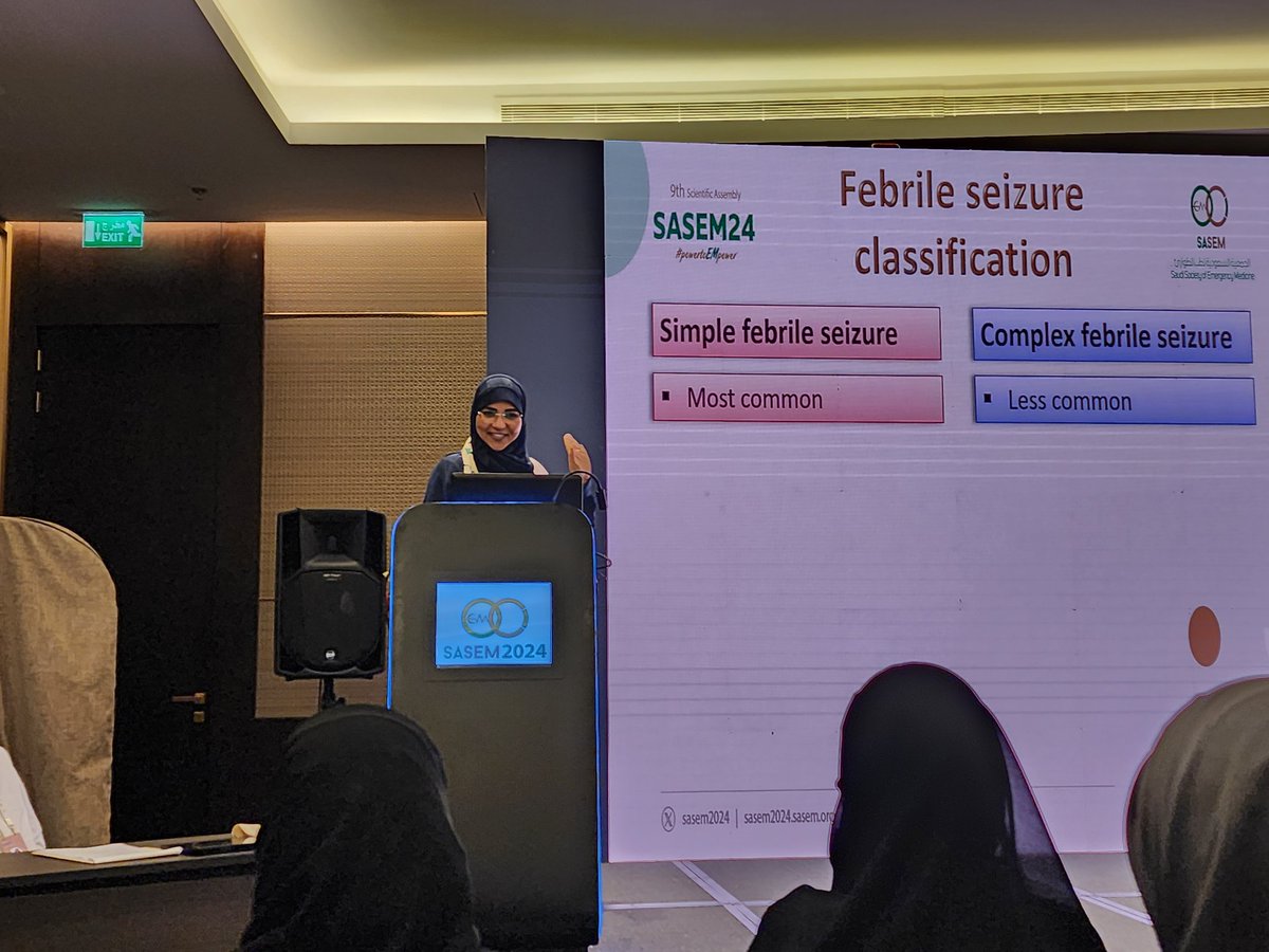 roaa_alnasser's tweet image. Who can make Febrile seizures interesting except the LEGEND Amal Yousif 😍❤️
#SASEM2024 
#powertoEMpower