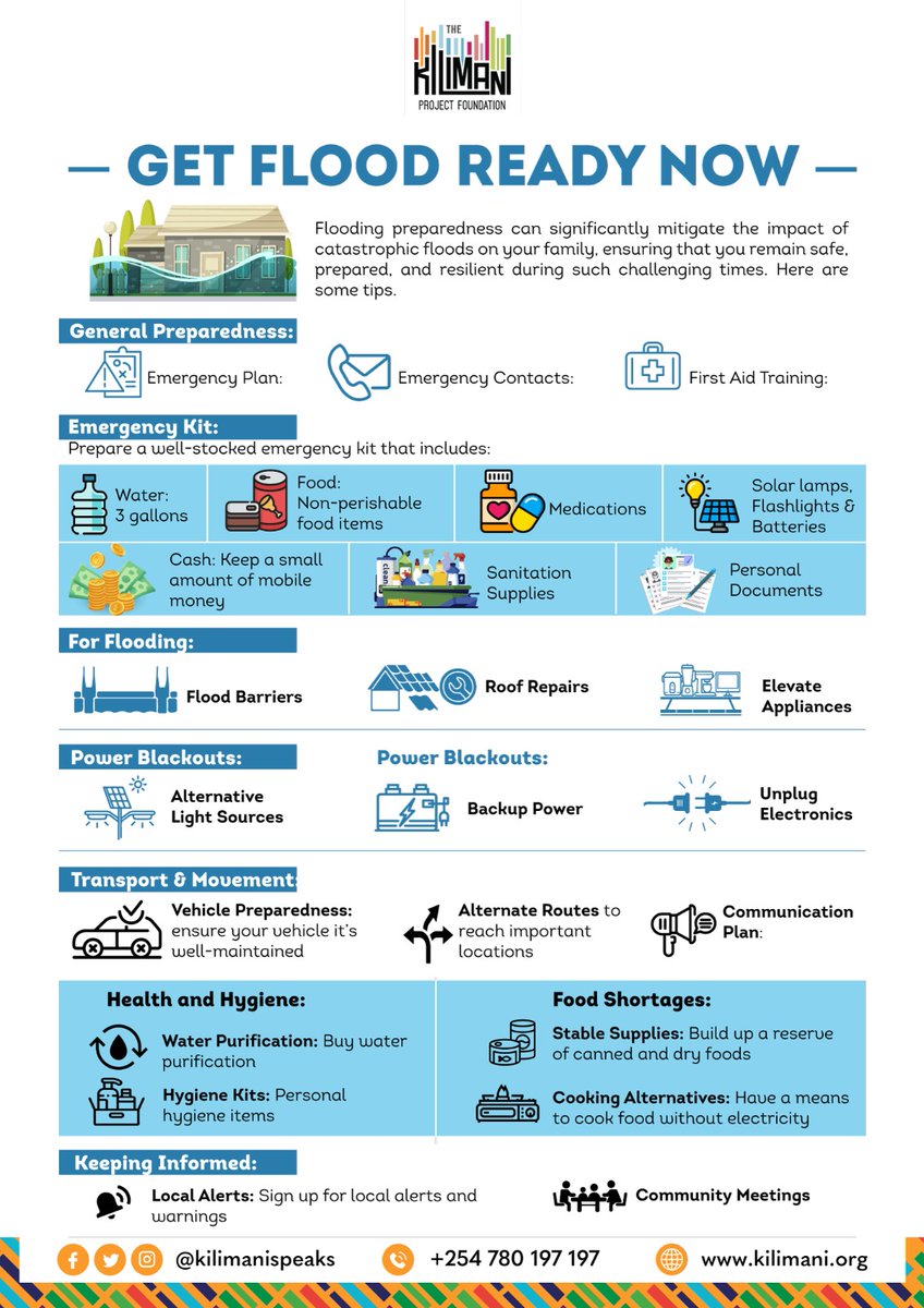 Amid the ongoing rainfall, it's vital to prioritize our safety, especially with the potential threat of flooding. To mitigate the impact of floods on our families, it's essential to be well-prepared and resilient. Here are some valuable tips to help us stay safe and ready in the…