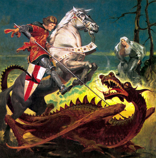 St George's Day 24th April. 🏴󠁧󠁢󠁥󠁮󠁧󠁿 #StGeorgesDay #Dragons #Slayer