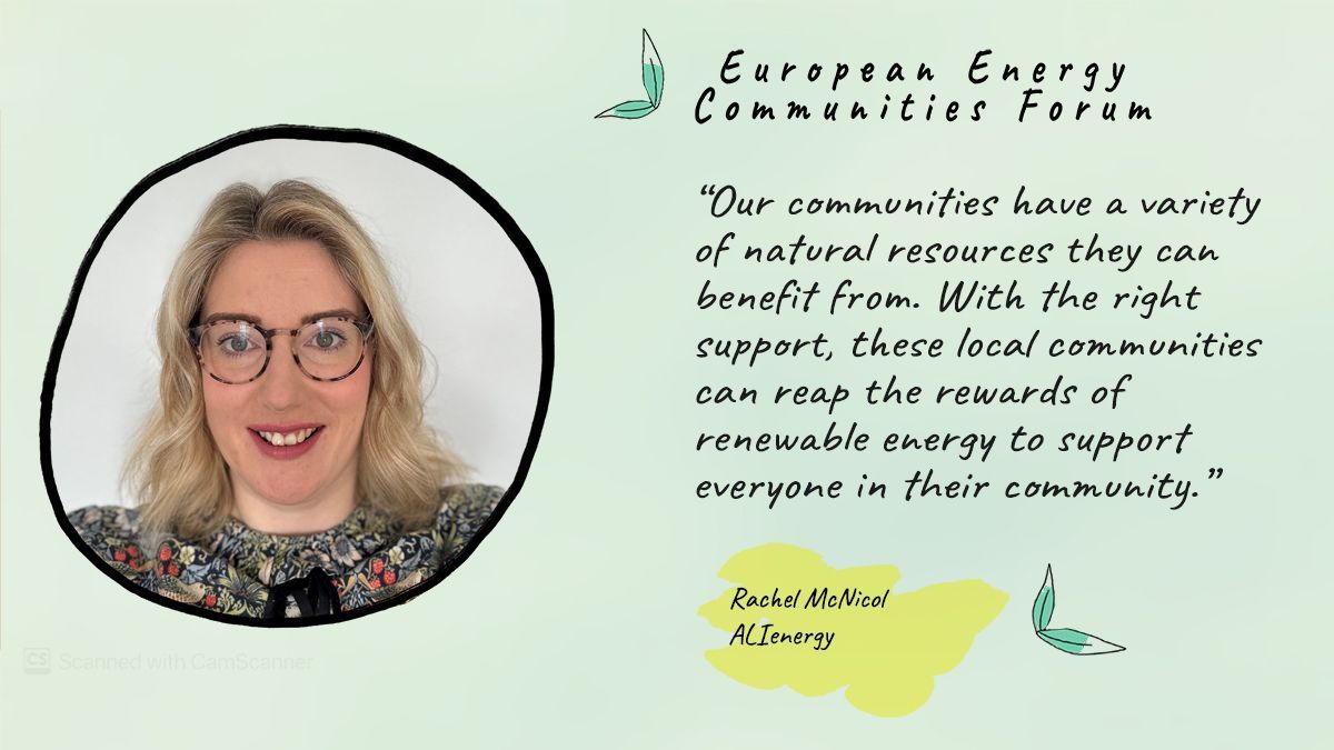💪🏾 Get ready for our #EnergyCommunitiesForum in Prague! 🌟 Excited to learn from our speaker Rachel McNicol from @ALIenergy13 during the session 'A toolkit for Energy Solidarity'. Let’s build the blocks of #EnergyDemocracy! #EECF2024 @CEES_Energy 🔗 bit.ly/3wl4ie1