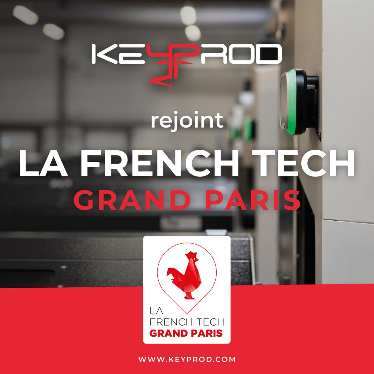 🔥 KEYPROD &amp; <a href="/FTGrandParis/">La French Tech Grand Paris</a>
Après la Fab', nous sommes ravis d'annoncer que nous intégrons l'écosystème de la French Tech Grand Paris : le cœur de l'innovation et de la croissance pour les startups françaises. Nous sommes fiers de faire partie de cette aventure !