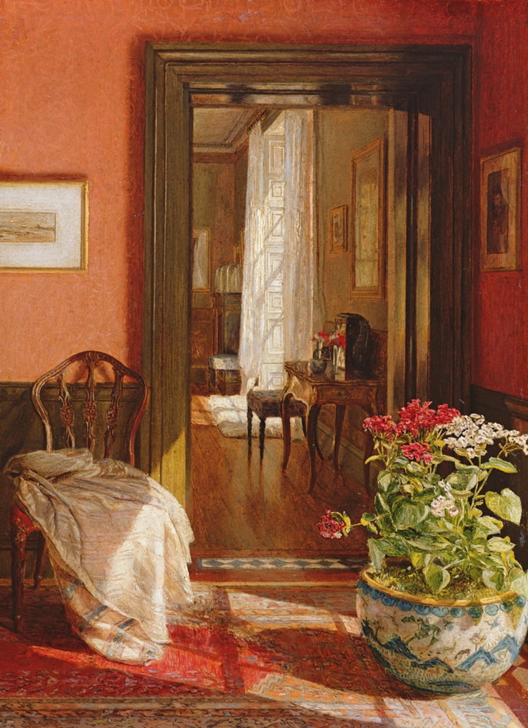 'Un poco de luz del sol', de la pintora británica Alexandra Mary Hayllar (1863-1950).