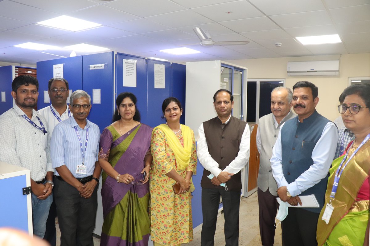 Dr. Himanshu Pathak inaugurates India’s largest live #insect #repository at #ICAR-NBAIR, Bengaluru #Agriculture #ICAR @PMOIndia @mygovindia @PIB_India @AgriGoI @DDKisanChannel @Dept_of_AHD Read more:icar.org.in/node/20729