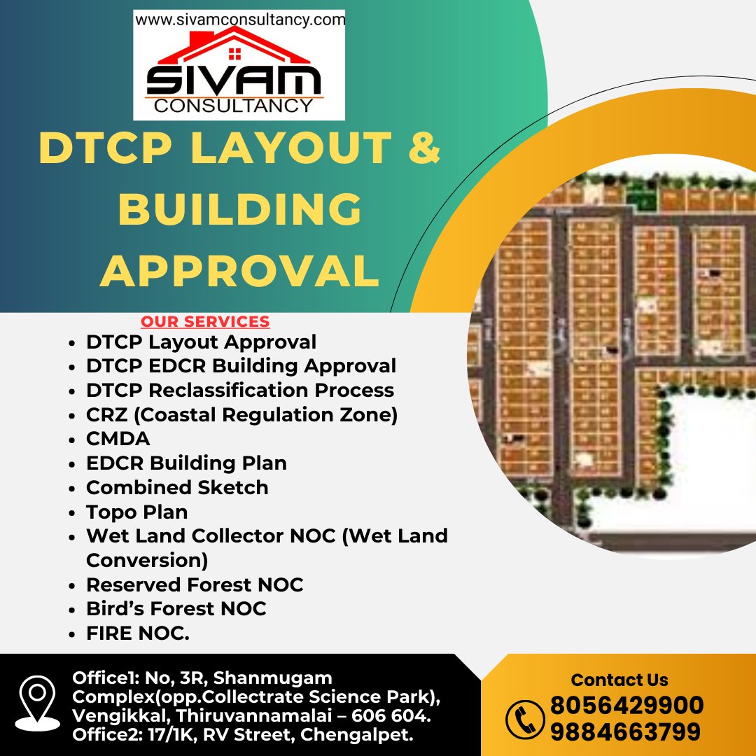 SIVAMCONSULTAN1's tweet photo. #DTCP #cmda #buildingsplan #layout #EDCR #online #Drawing #agni #fire #soiltest #Architech #construction #unapproved #sketch #valuation #estimate #licenses #convertion #panchayat #topo #wetland #collector #combined #trends #forest #sanctuary #vedanthangal #lake #crz #NOC https://t.co/O3ns0A84Jl