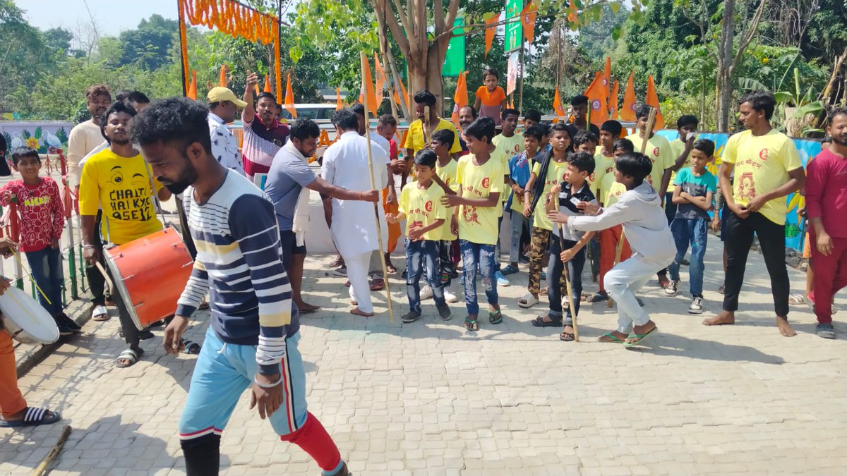 Along with devotees visited Trinath Mandir, located at Gandhi Road  (Rourkela).