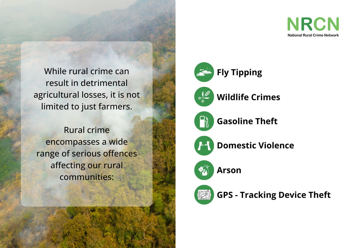 Rural crime's reach extends beyond pilfered livestock, missing tractors, & farm equipment. From environmental desecration by fly-tippers to the silent scourge of domestic abuse it casts a long shadow over communities.

Read more👇

#RuralCrime #flytipping #Violence #UnitedKingdom