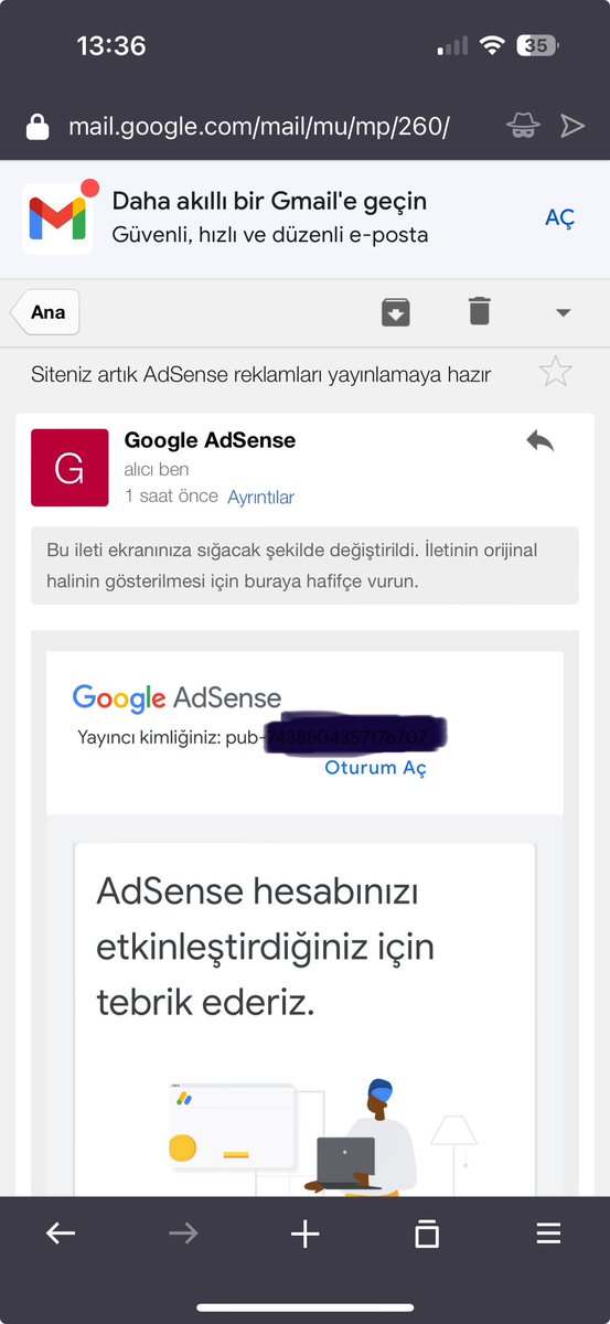 Para kazanmaya devam. Adsense onayı geldi :) yaklaşık 1 aydır uğraşıyordum. 

Sitemin 1 k günlük trafiği var. İçerik Türkçe. Faturaları öder. 
#adsense #nicheblog #parakazanma