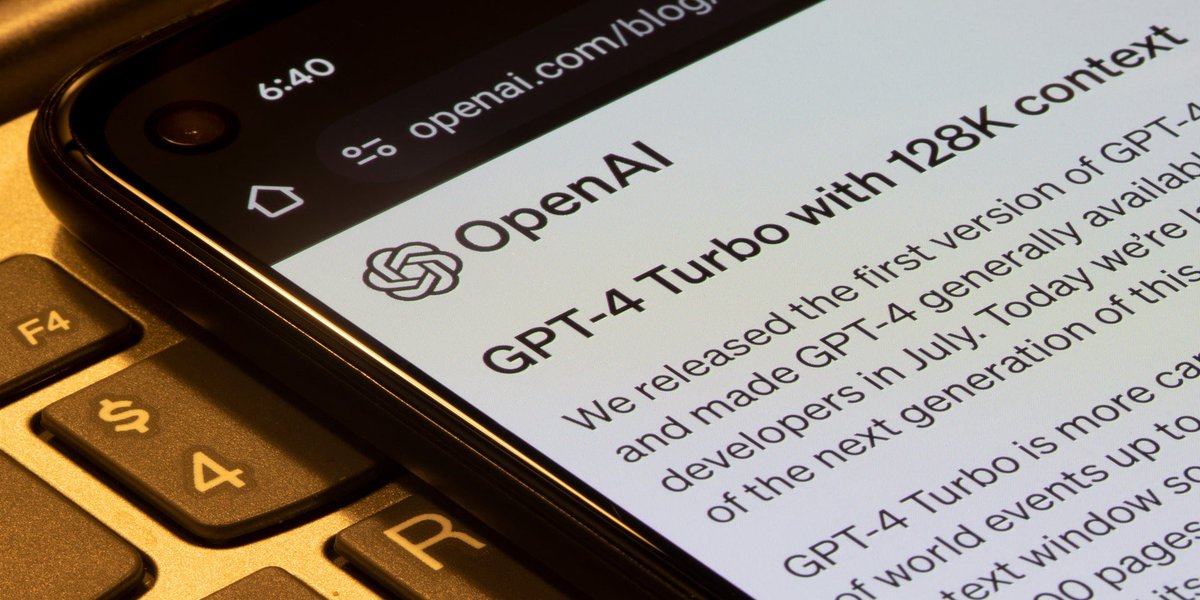 OpenAI Unleashes GPT-4 Turbo with Vision: A New Era of Multimodal AI Technology

Read Here: mymobileindia.com/openai-gpt-4-t…

#Openai #chatgpt #GPT4 #GPT4Turbo #AI #aitechnology #technews #mymobileindia